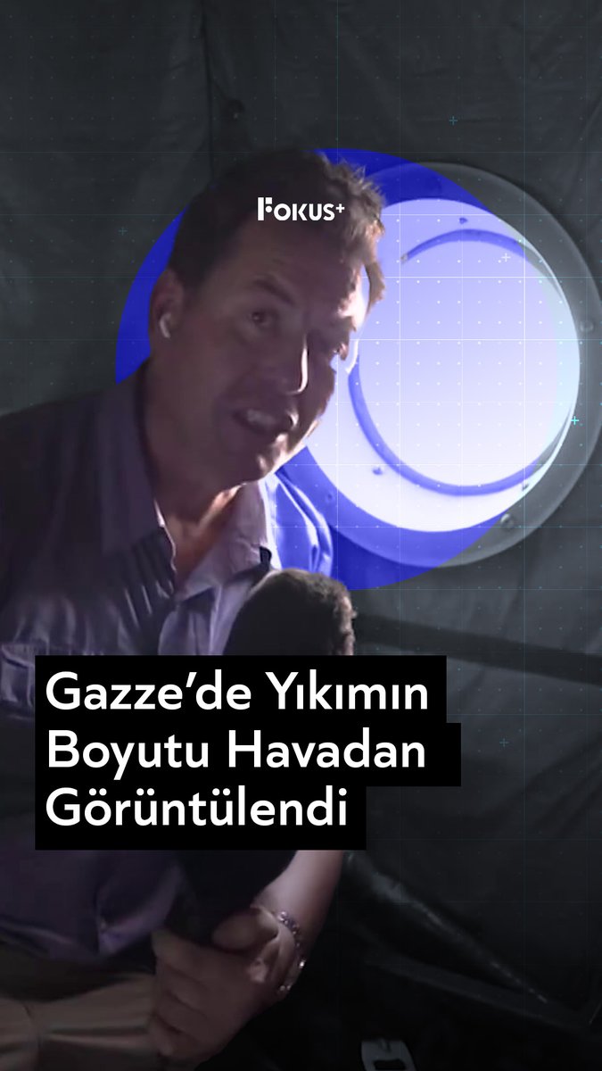 ➕“Burada eskiden çarşılar, insanlar ve trafik olurdu. Artık yalnızca bir moloz yığını.” ▪️CNN muhabiri Matthew Chance, Gazze üzerinde yaptığı uçuş sırasında bölgedeki yıkımın boyutunu gözler önüne serdi.