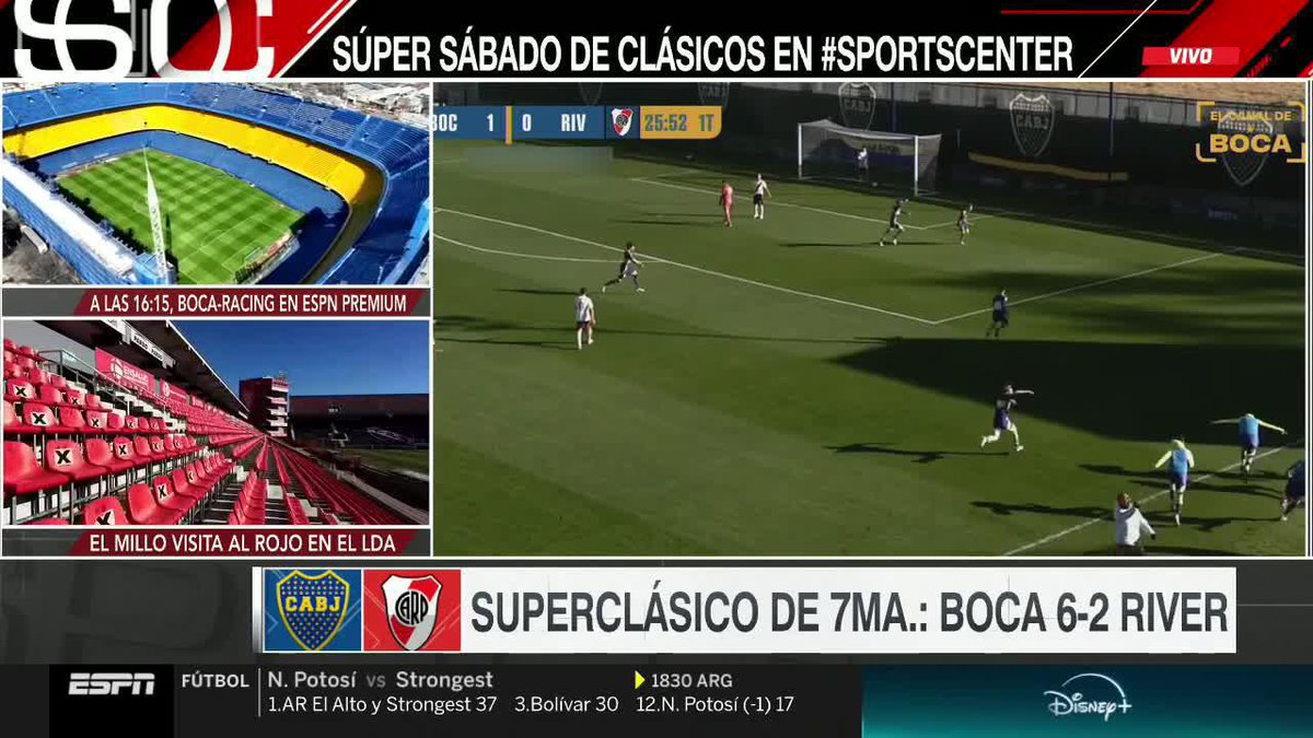 🔵🟡 ANOTEN ESTOS NOMBRES DE BOCA PREDIO ⚽⚽⚽ Emiliano Barrionuevo ⚽⚽⚽ Joaquín González 😱 Ambos marcaron un HAT-TRICK en el triunfo de la 7ma del Xeneize ante River 📺 #SCNext