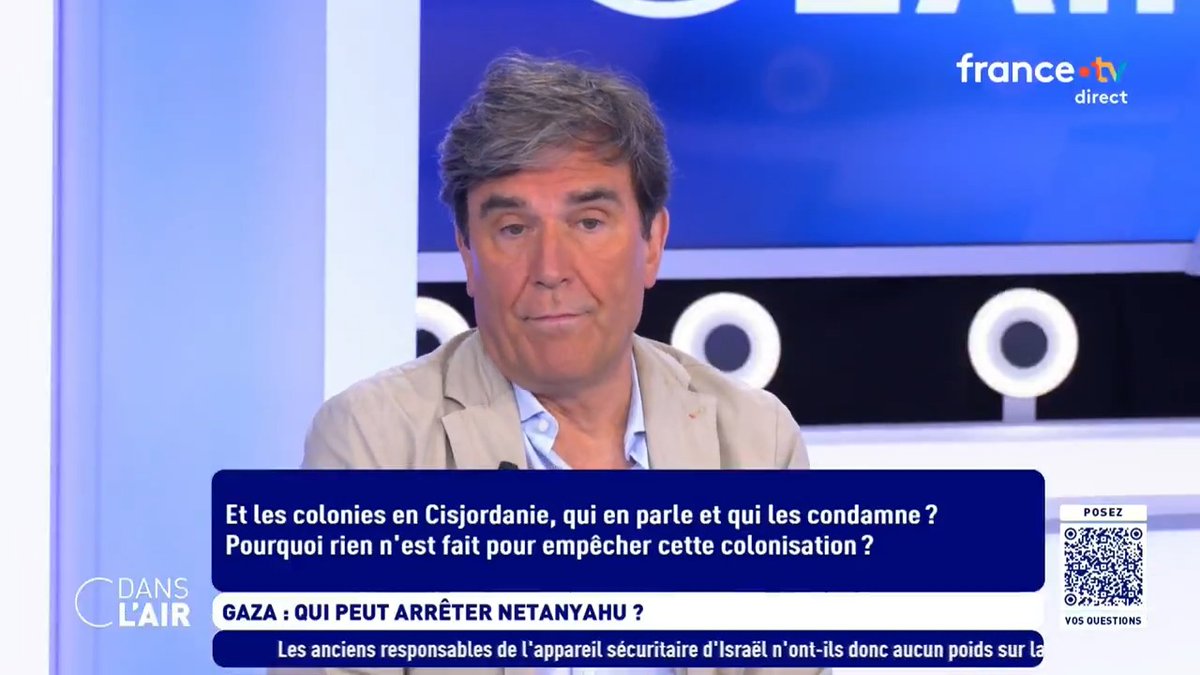 #Colonisation en Cisjordanie : "La communauté internationale a failli à sa responsabilité. Il y a une mansuétude qui a été accordée à Israël, et ça continue parce qu'on a aujourd'hui un gouvernement israélien composé de nombreux colons, et qui est annexionniste." Georges Malbrunot #cda