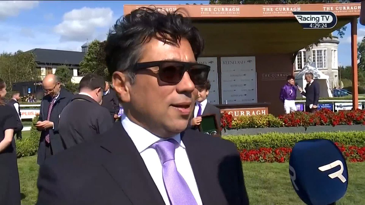 🗣️ "It's why dreams come true." In a must-watch interview, Amo Racing's Kia Joorabchian explains to Gary why today's big-profile victories The Curragh Racecourse mean so much to him 🙌