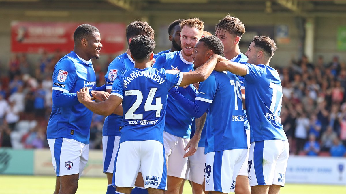 Lewis Gordon's first senior goal! 💙 Not sure you'll ever have another one as simple as that, Lewis Gordon 😅 #Spireites