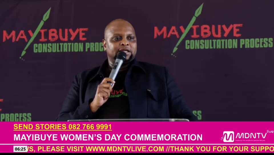 Floyd Shivambu, leader of Mayibuye iAfrika, says the party will enforce a rule that all its leadership structures must have at least 50% women representation, meaning women can make up more than half, but never less than half, of any leadership body.
