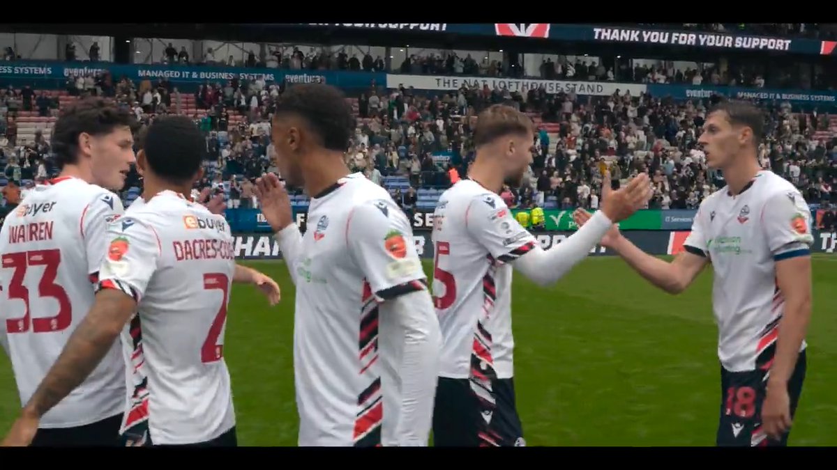 First home game. Over 21,500 inside the Toughsheet. Three points on the board. ✅ A good day's work ⚪️ #bwfc