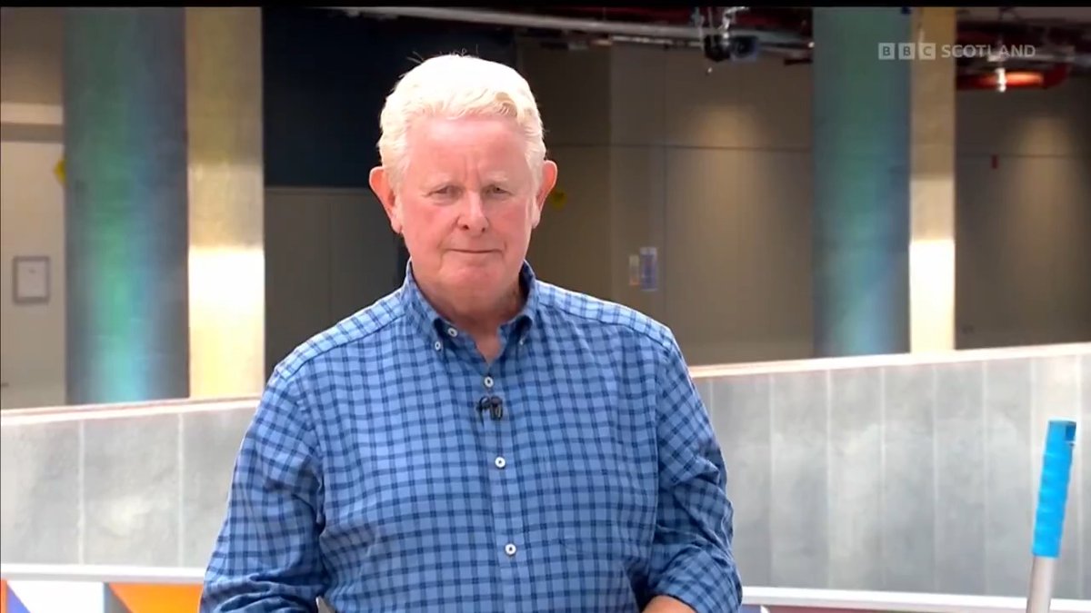 'Do you mind if I have a go?' 😅 It's Sportscene at 50! 🎂🎉 Tune in now BBC Scotland 📺 #BBCFootball