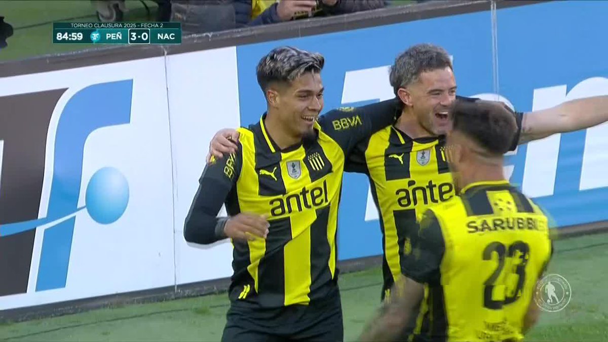 🤯🇺🇾 PEÑAROL GOLEÓ 3-0 A NACIONAL EN EL CLÁSICO URUGUAYO.