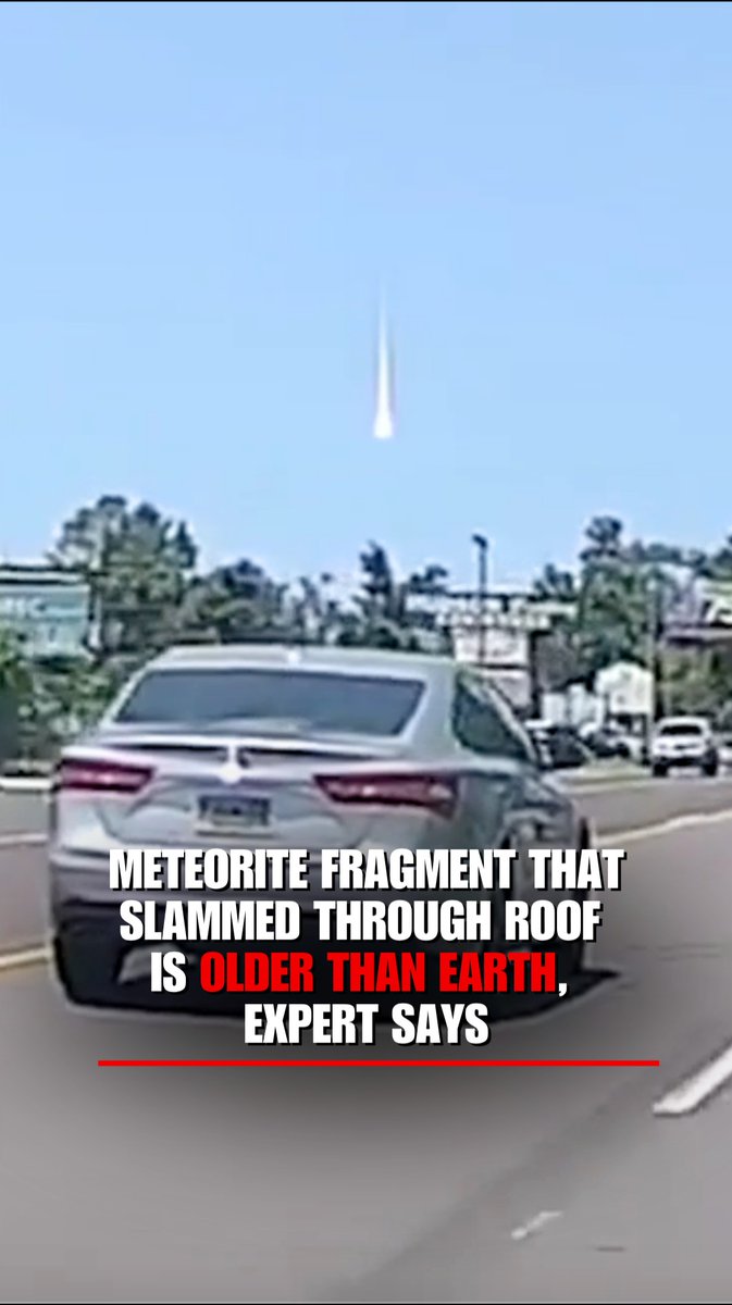 A meteorite fragment that crashed through a Georgia man's roof is older than Earth, a geologist says.