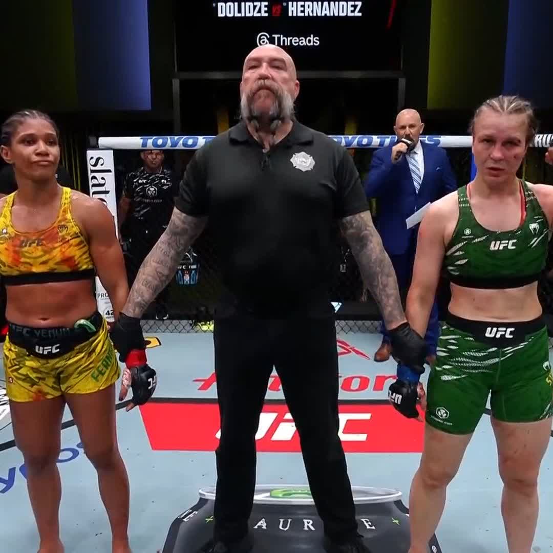 That's now 3 wins in a row! 👏 Gabriella Fernandes is climbing the ranks at flyweight! [ #UFCVegas109 | LIVE NOW on ESPN &amp; ESPN+ ]