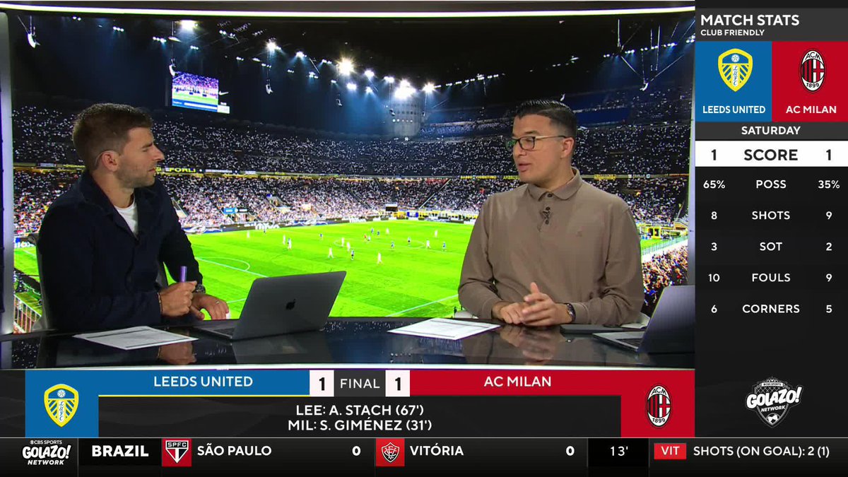 "It looks like the club or Allegri has decided that Gimรฉnez isn't the guy." ๐ฎ Chris Wittyngham questions AC Milan and their desire to find a new striker after signing the Mexican international in February ๐ฃ๏ธ