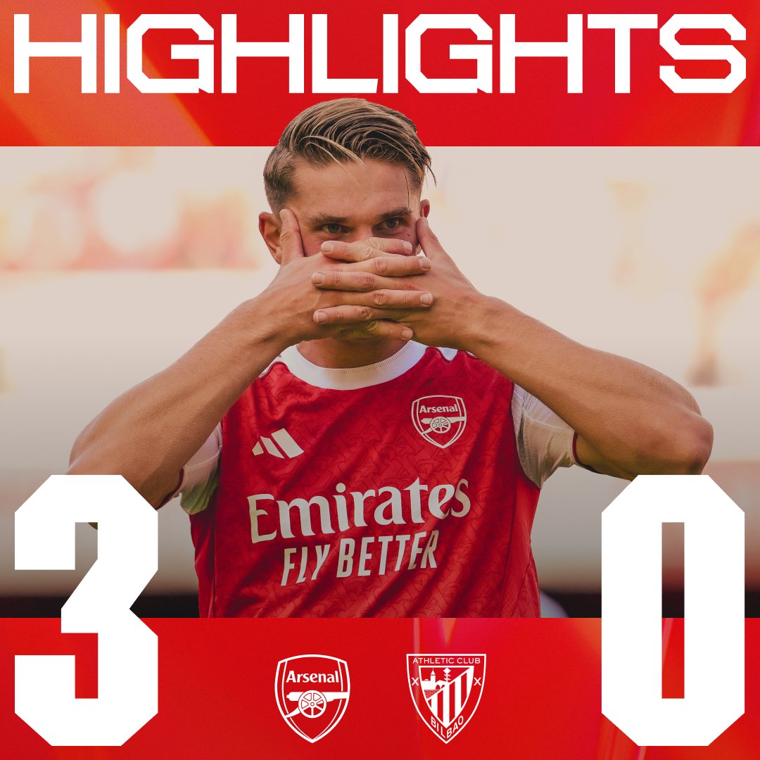 Finishing pre-season on a high 💪 Watch all the goals and highlights from our win against Athletic Club 👇