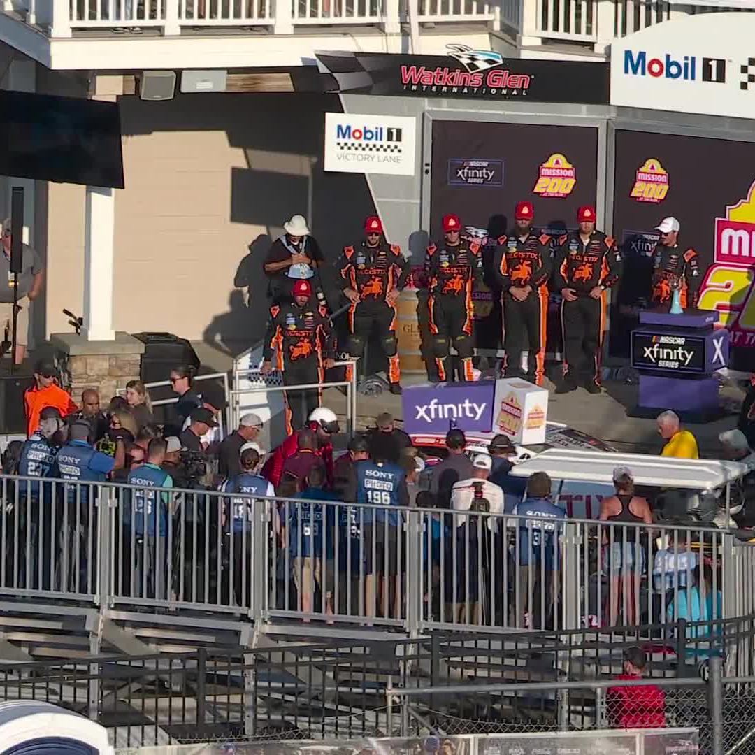 .The CW Sports provides an update on Connor Zilisch following what happened in Victory Lane at Watkins Glen.
