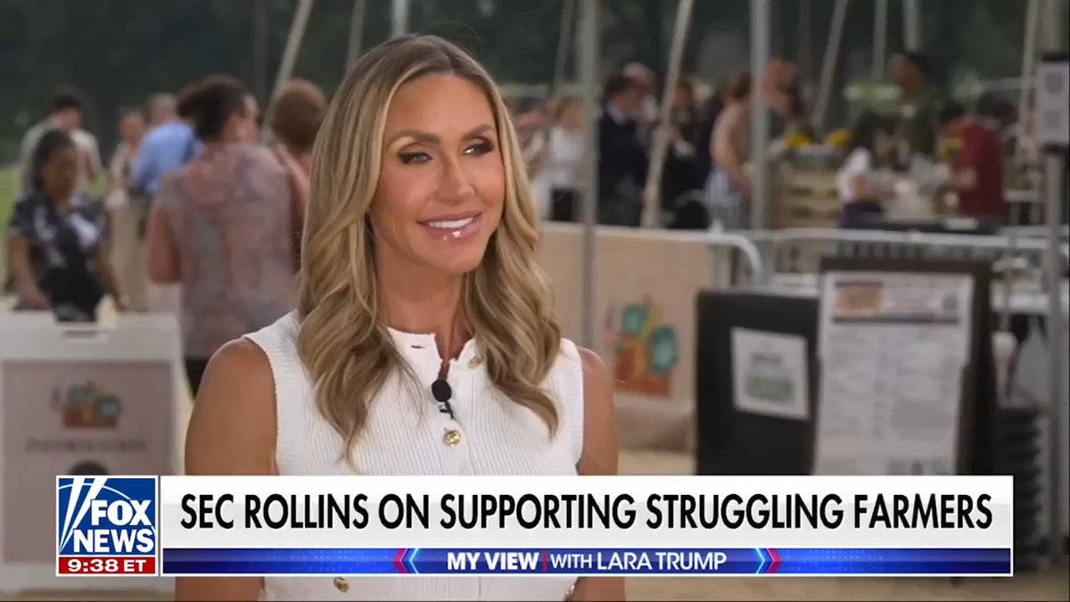 .Secretary Brooke Rollins tells Lara Trump on My View with Lara Trump that President Trump's Cabinet feels like a "family" that just wants to "save America."