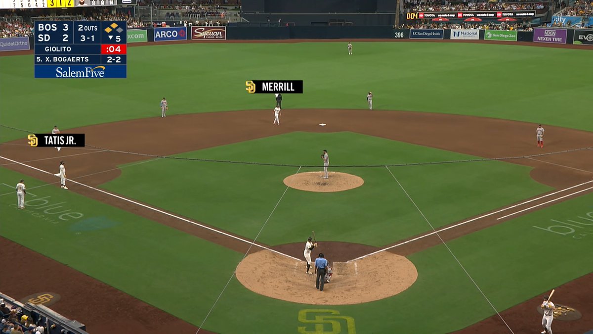 "How are we not getting that?!" Padres proceeded to score two after this "walk" 🙄
