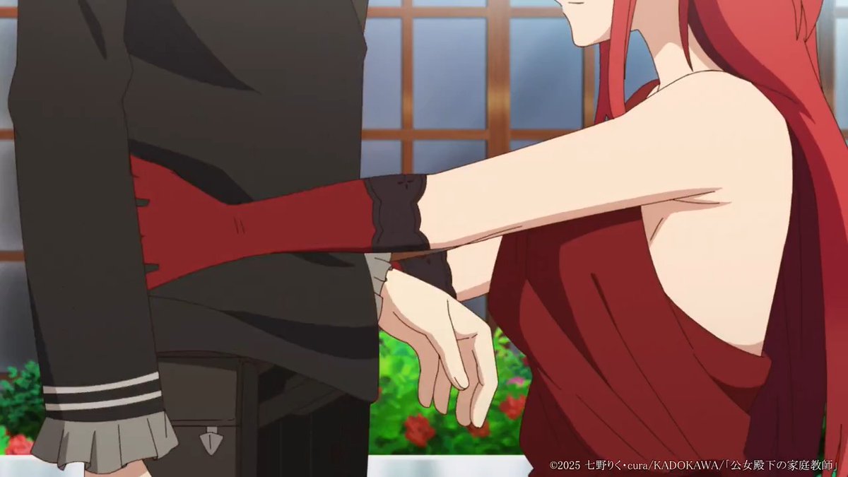.˚❅⁺••┈ 第5話公式切り抜き ┈••⁺ ❅˚. 「……バカ」 感想は #公女殿下 をつけてポスト! TVアニメ『公女殿下の家庭教師』 💻第6話まで配信中! 🔹ABEMA(第1話無料✨) 🔹dアニメストア