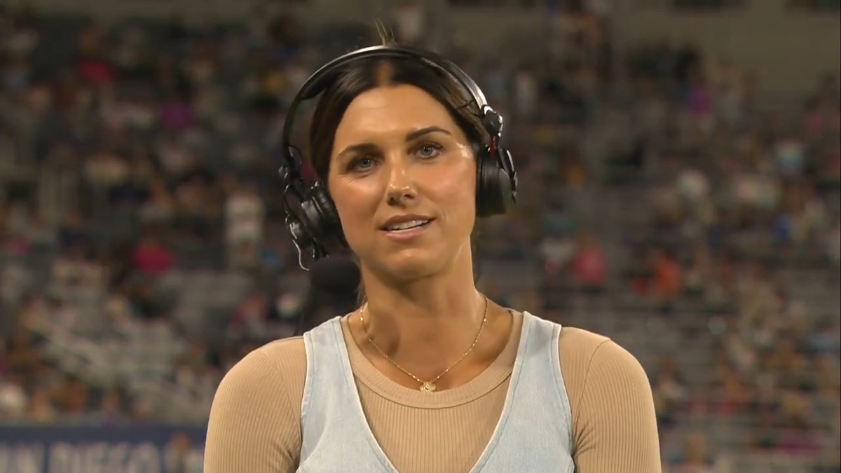"It's a really proud moment. I put everything into this club." Alex Morgan on having her jersey retired by San Diego Wave FC.