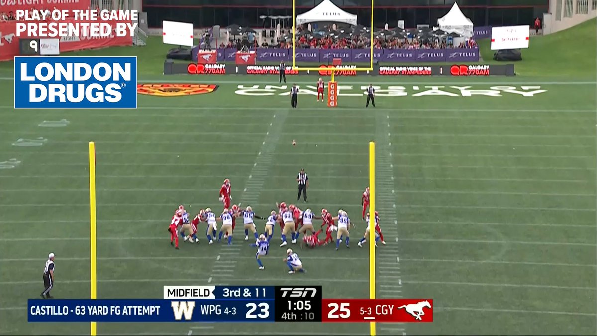 hitting 63-yarders like it's a chip shot #ForTheW | London Drugs