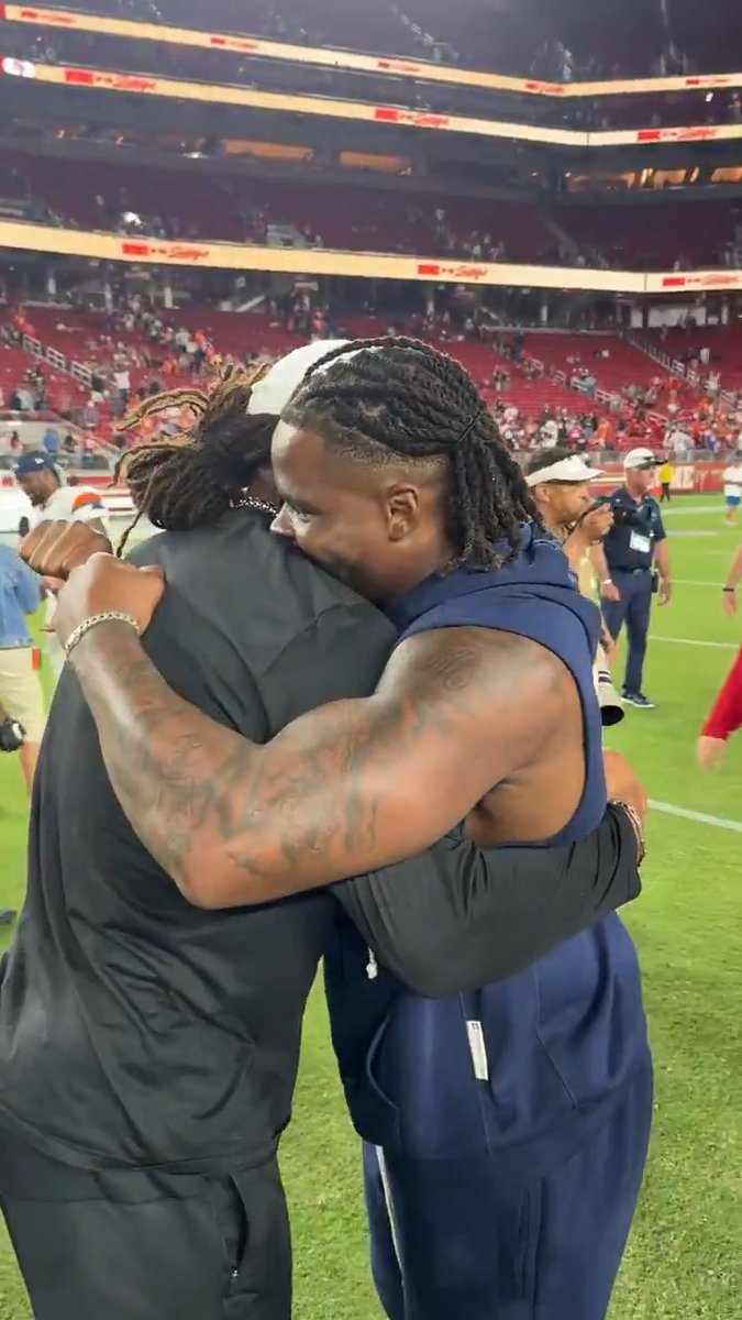 Fred Warner and Dre Greenlaw reunited 🫶 @fredwarner | San Francisco 49ers