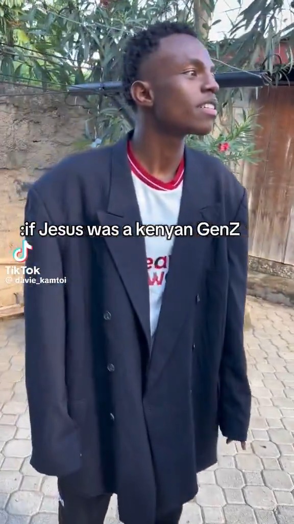 Jesus wondering how to deal with Kenyans😅😅😂