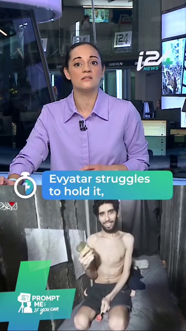 🚨 The images are unbearable... Evyatar David, 24, an Israeli hostage, victim of deliberate starvation inflicted by Hamas. Meanwhile, the terrorists are well fed and divert humanitarian aid. Who is really suffering from famine in Gaza ?