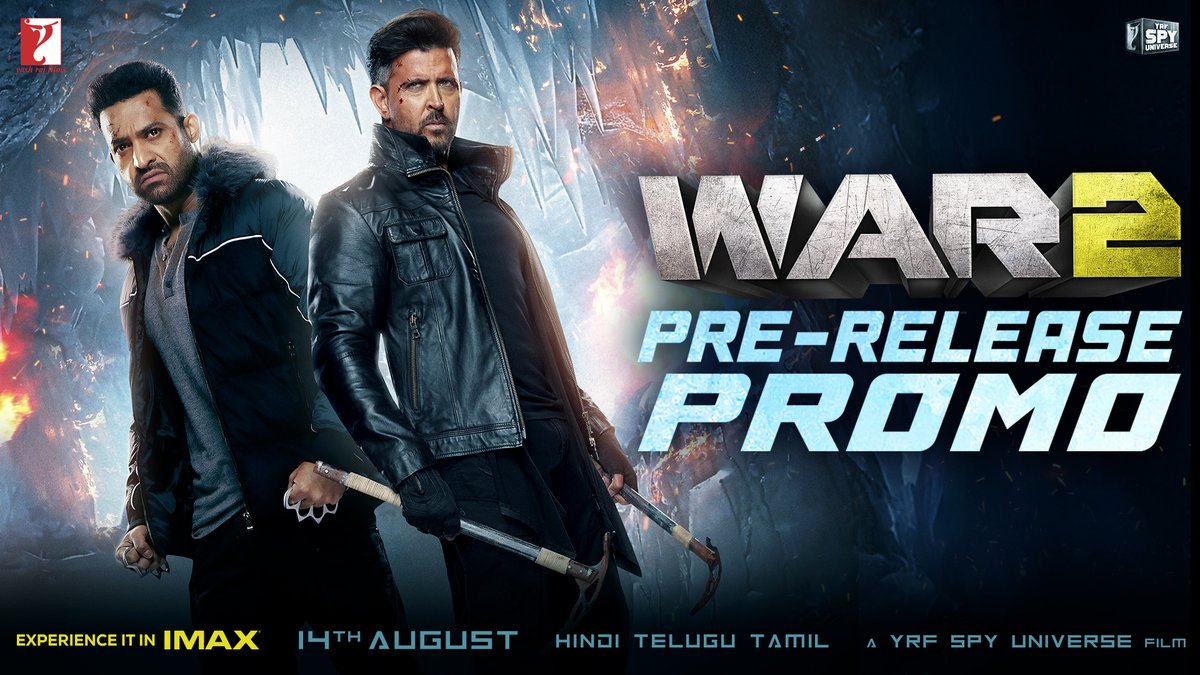 Are you ready to witness the CARNAGE in cinemas from August 14th? BOOK TICKETS NOW for #War2 and let us give you an experience to cherish for the rest of your lives 🔥🔥 Releasing in Hindi, Telugu &amp; Tamil in theatres worldwide! |