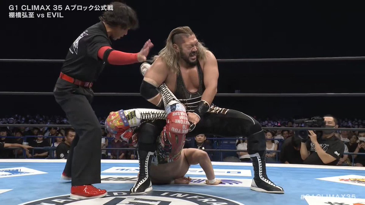 .EVIL "Scorpion Deathlock" From the profile URL #NJPW #njpwworld #G1CLIMAX35
