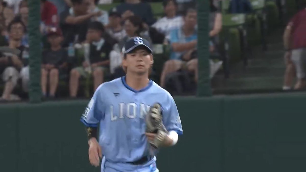 埼玉西武 仲田慶介 選手を起点とした見事な中継プレーで先制点を阻止‼️ 👇ライブ配信はこちら