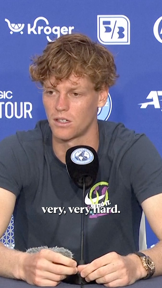 "I take my confidence from training, not tournaments" Jannik Sinner on his approach to the game 💪🎾