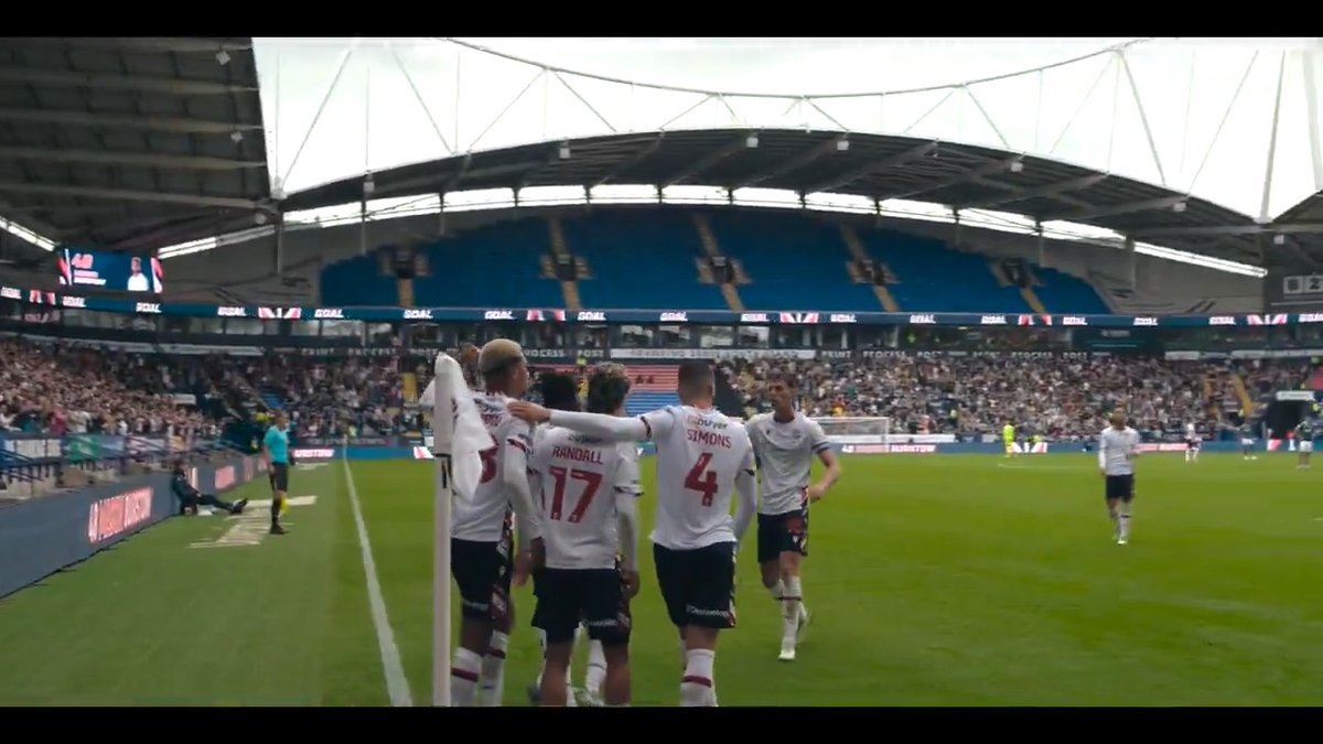 Starting from our own box, three passes and it's in the back of the net ๐ฎโ๐จ Mason Burstow being where Mason wants to be ๐ #bwfc