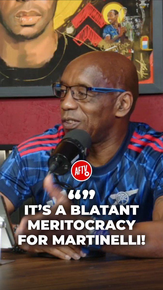 Laurie thinks it's a 𝐌𝐄𝐑𝐈𝐓𝐎𝐂𝐑𝐀𝐂𝐘 to keep starting Martinelli! 🫵 #MatchDayLive