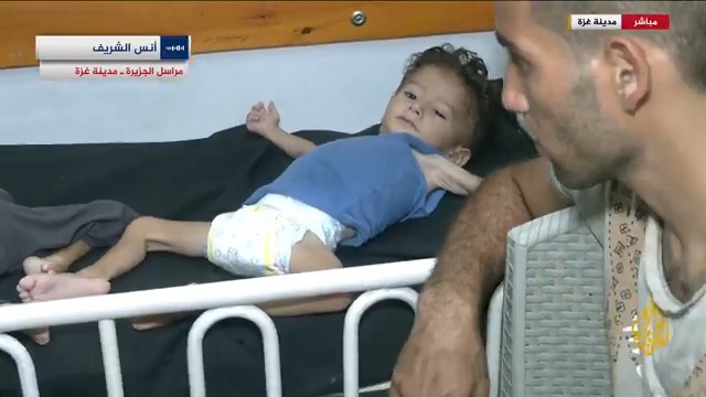 بينهم رضيع عمره أيام.. #الجزيرة ترصد أحوال الأطفال في قسم سوء التغذية بمستشفى أصداء المريض #حرب_غزة #الأخبار