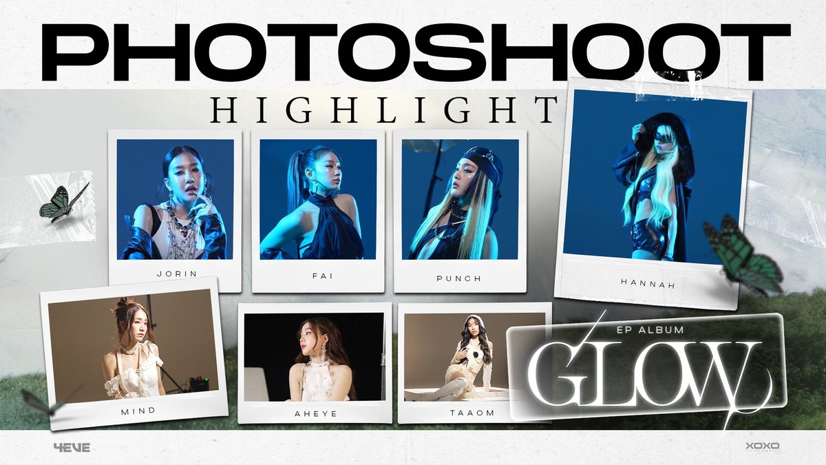 4EVE EP Album " GLOW " Photoshoot Highlight Watch the full video on YouTube : 4EVE ----------------- BOXSET : 4EVE EP ALBUM GLOW 📣 [Pre-Order Now] กดใส่ตะกร้าตอนนี้เลย! #GLOWwith4EVE #4EVE #XOXOentertainment