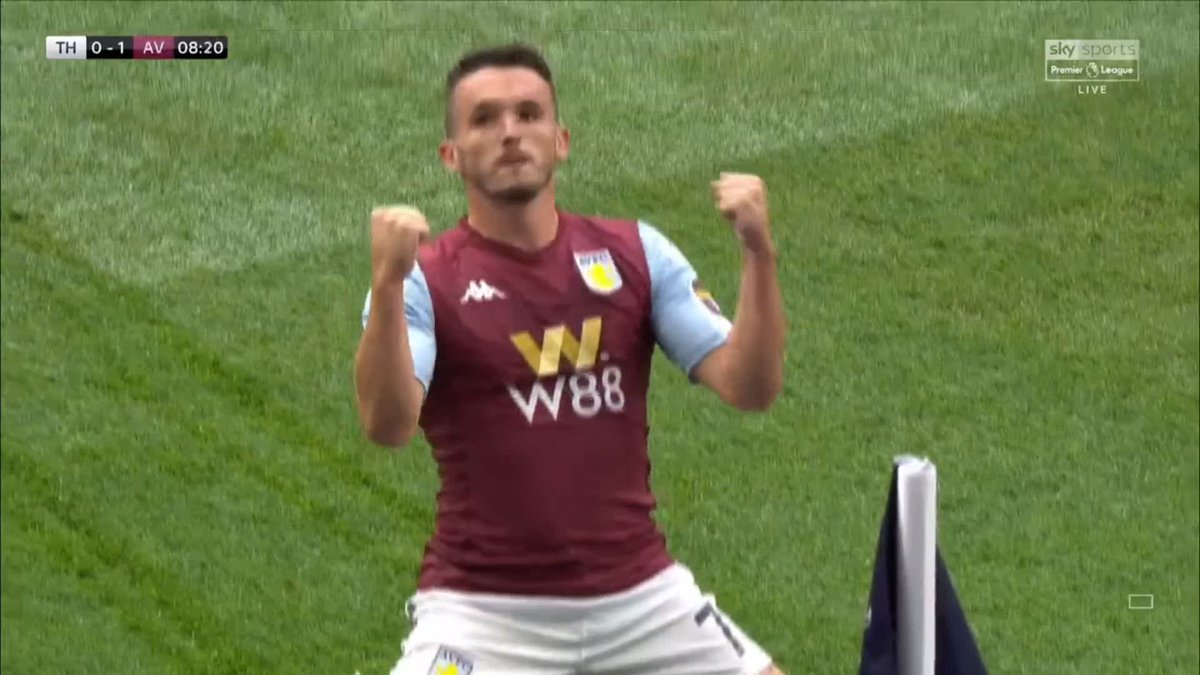 John McGinn scored Aston Villa's first goal in the Premier League following promotion back to the competition #OnThisDay in 2019 😍 #AVFC