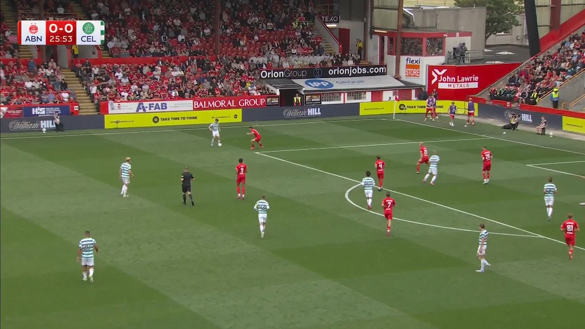 🍀"That is how to get your Celtic career going!" A first Hoops goals for Benjamin Nygren as they take the lead against Aberdeen ⤵️