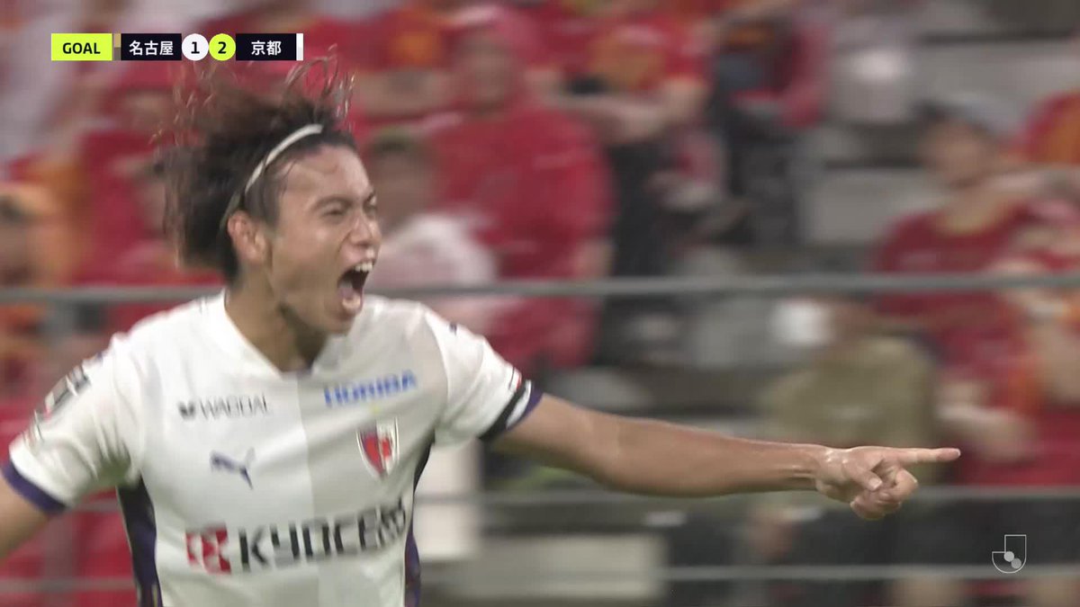 福田心之助の逆転ミドル‼️ 🎦 ゴール動画 🏆 明治安田J1リーグ 第25節 🆚 名古屋vs京都 🔢 1-2 ⌚️ 82分 ⚽️ 福田 心之助(京都) #Jリーグ
