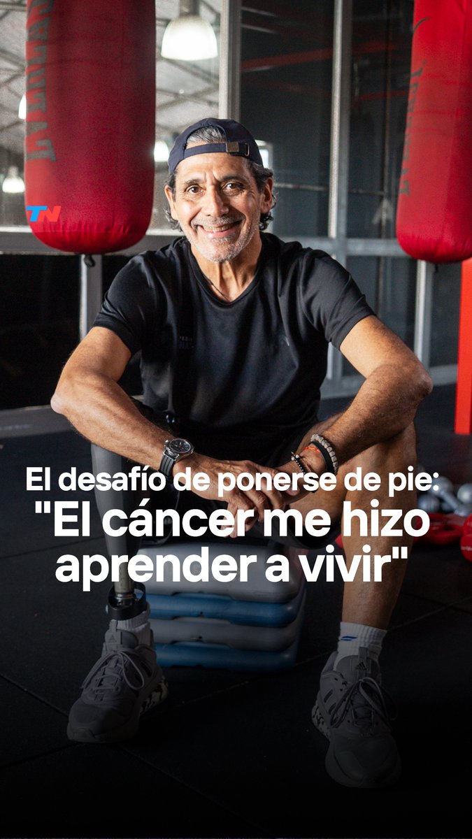 Se recuperó de un cáncer terminal, le amputaron una pierna y ahora se prepara para cruzar los Andes: "El cáncer me hizo aprender a vivir".