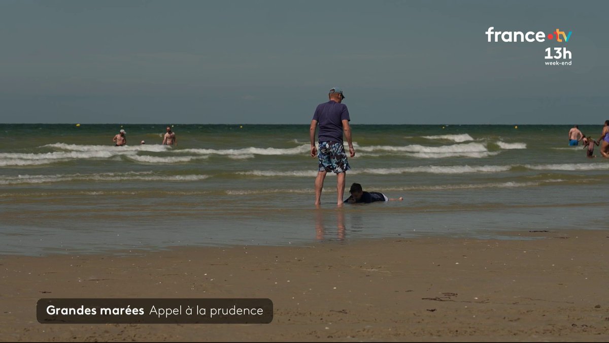 ⚠️ Les grandes marées débutent dimanche de la mer du Nord à la façade atlantique. Il s’agit d’un phénomène de brusque montée des eaux, aussi spectaculaire que dangereux. Les autorités multiplient les appels à la prudence sur les plages concernées. #JT13h