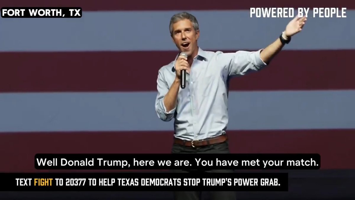 Our knees do not bend in Texas. We fight on every front and we fight until we win.