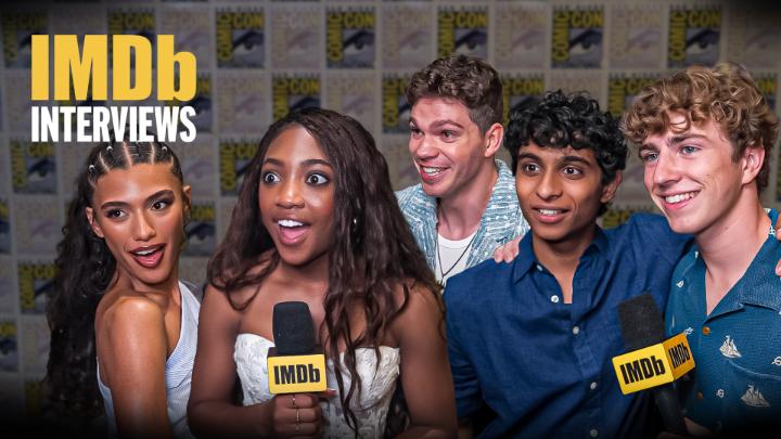 At #SDCC, IMDb met with Walker Scobell, Aryan Simhadri, Leah Sava' Jeffries and the rest of the #PercyJackson cast to talk about their proudest stunt moments and reflect on their characters' journeys in Season 2.