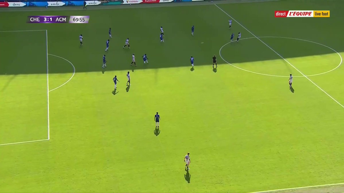 Lancé par Alexis Saelemaekers, Youssouf Fofana réduit l'écart pour l'AC Milan face à Chelsea ! Suivez le match en direct sur L'Équipe live foot : #lequipeFOOT