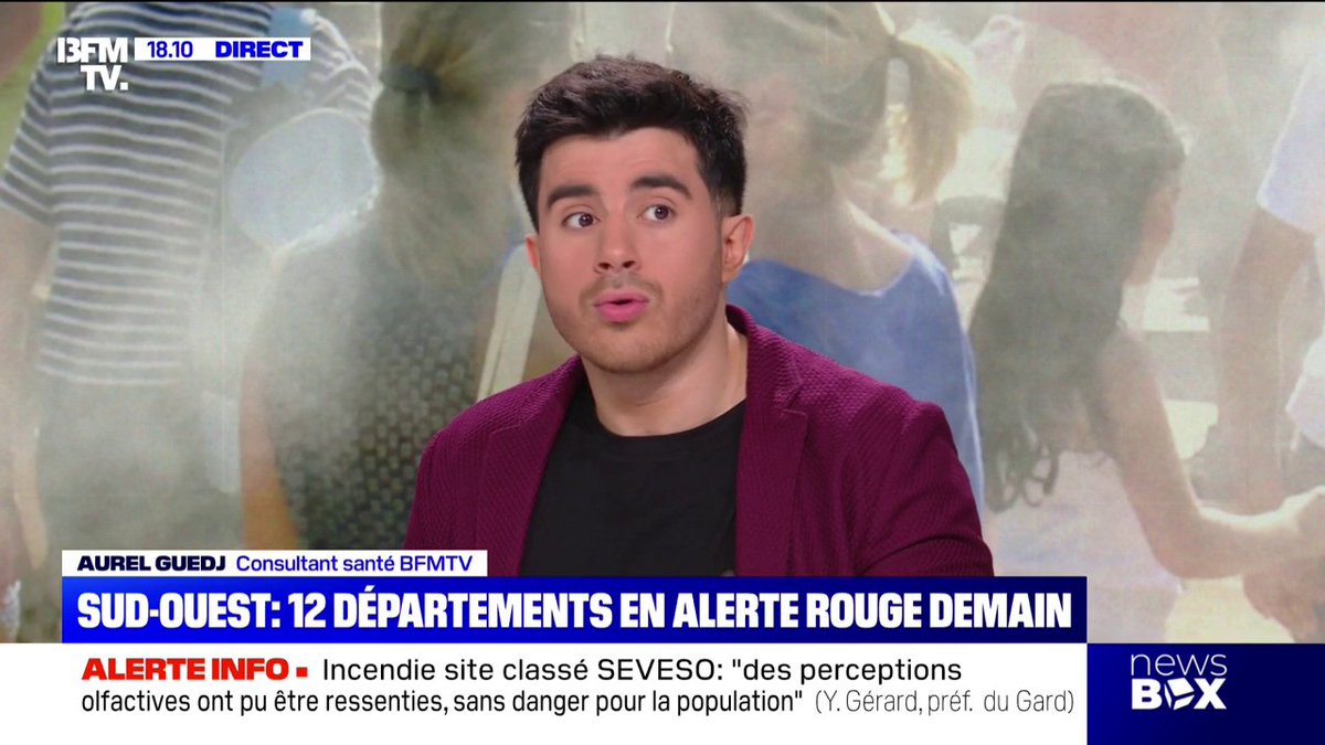 Canicule: "L'intérêt de boire, c'est de permettre à notre corps de suer", conseille Aurel Guedj, consultant santé