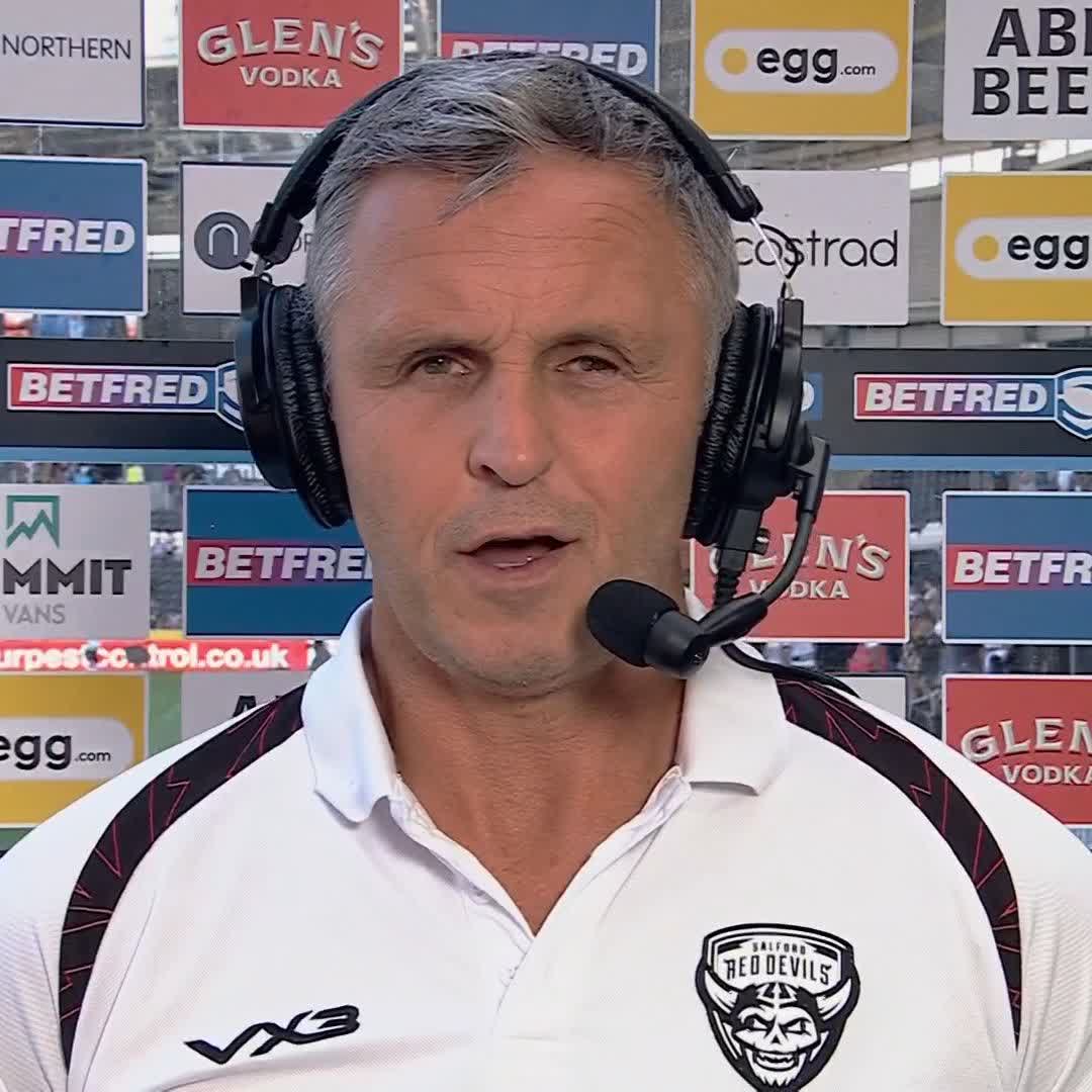 "I feel for everybody" Paul Rowley says he "can't speak highly enough" of the staff and players at Salford Red Devils โค๏ธ