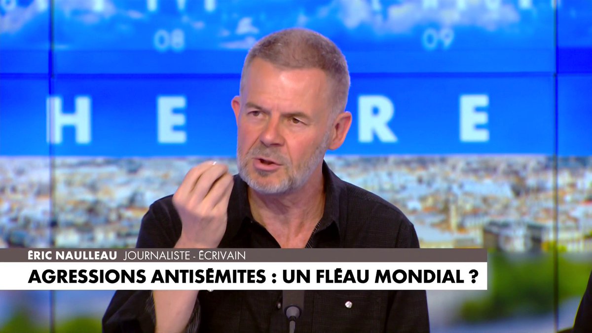 Eric Naulleau sur les agressions antisémites : «Il y a un niveau de méconnaissance et de bêtises profondes qui est indexé sur l'effondrement du niveau scolaire» dans #HDPros2Ete