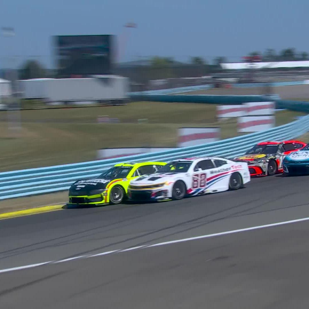 The pressure is on with only three races left until the playoffs. We're underway at Watkins Glen International on USA!
