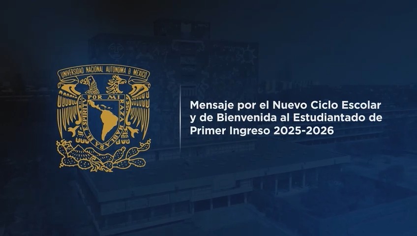 #BoletínUNAM El porvenir de México está en nuestros estudiantes: #RectorLomelí > #BienvenidaUNAM2026