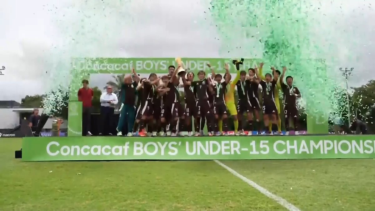 ¡MÉXICO, CAMPEONES SUB-15 DE LA LIGA A! 🏆 🇲🇽