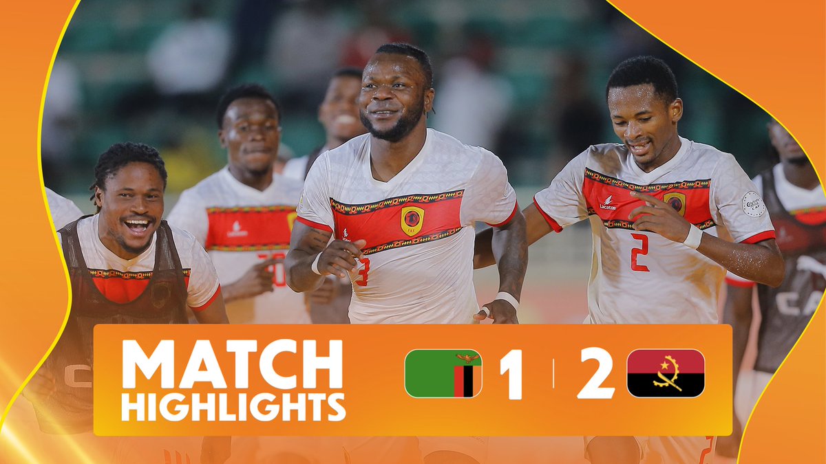 ๐ฅ HIGHLIGHTS: ๐ฟ๐ฒ 1-2 ๐ฆ๐ด Angola come back to win it against Zambia, thanks to Kaporalโs brace! โฝ๏ธ Purchase your #TotalEnergiesCHAN2024 tickets here ๐