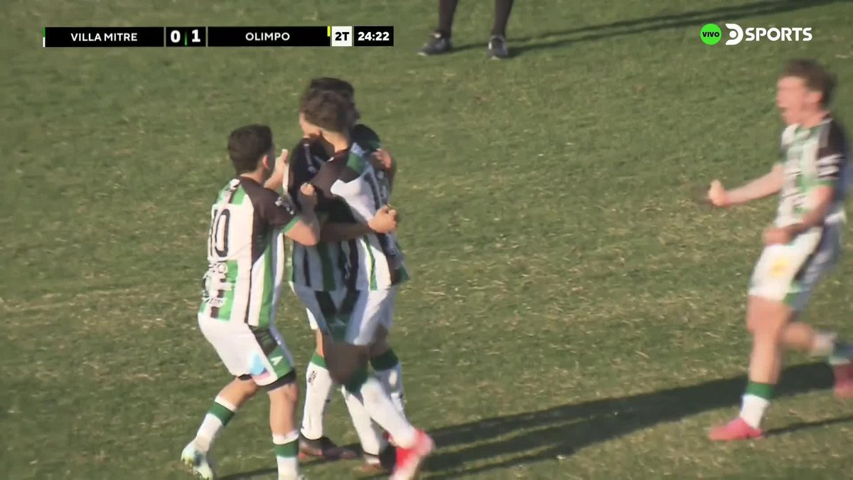 ¡ASÍ LLEGÓ EL EMPATE DE VILLA MITRE EN EL CLÁSICO DE BAHÍA BLANCA! Leonel Iriarte controló y definió de volea para la igualdad final ante Olimpo por 1-1 en el Federal A. #AscensoEnDSPORTS