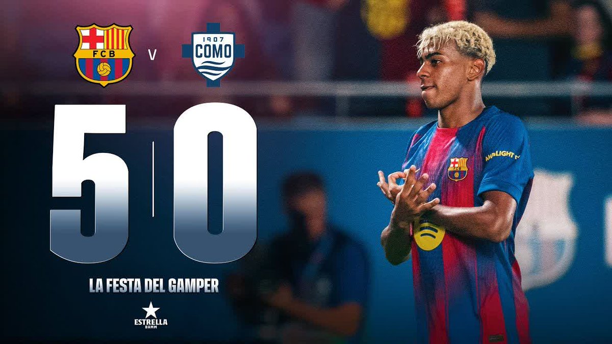 FC Barcelona 5⃣-0⃣ Como