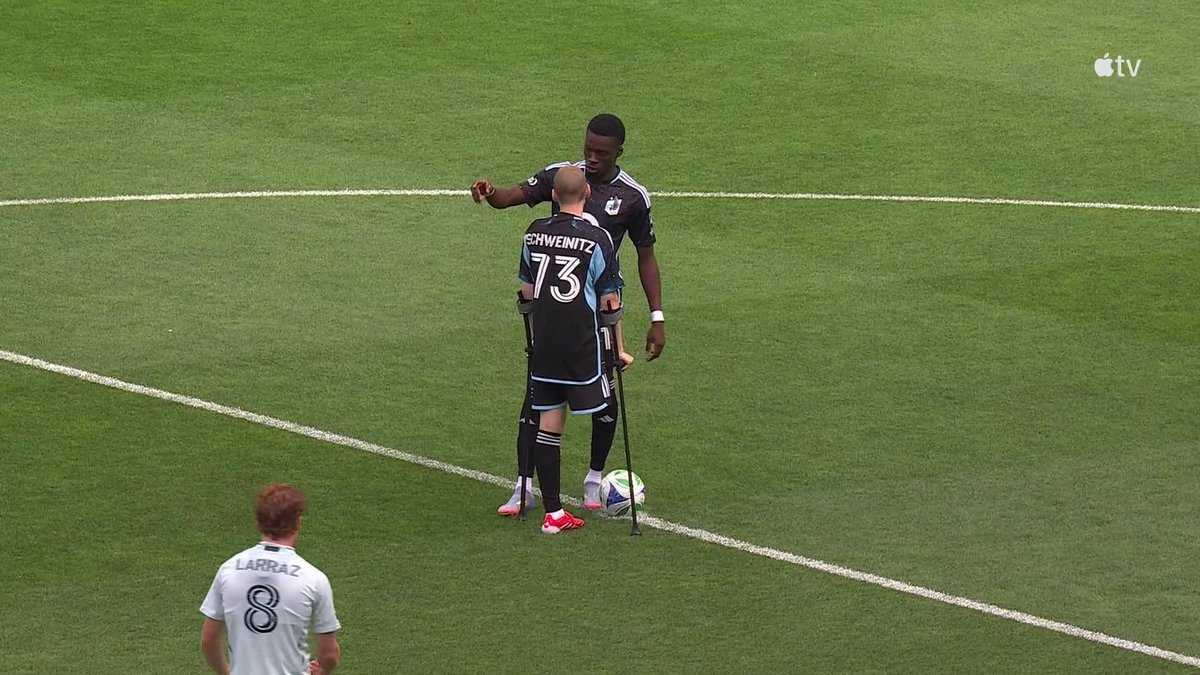 It's Tommy time! ⏰ What a special moment as Tommy Schweinitz scores after joining Minnesota United FC with Make-A-Wish America.