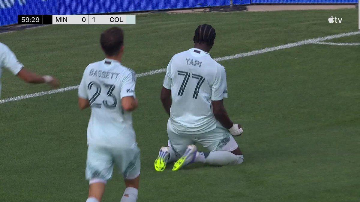 Darren Yapi with the clean finish to open the scoring for Colorado Rapids!