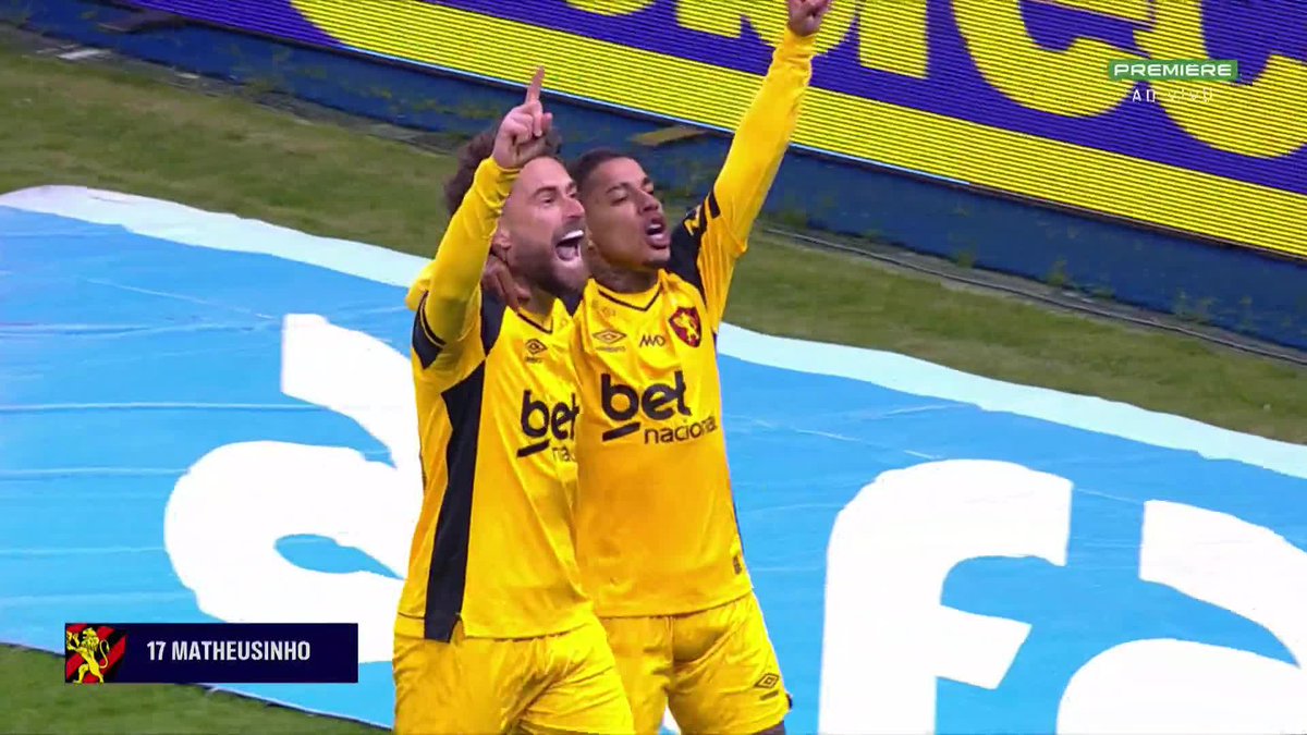 Léo Pereira disparou pela esquerda, cruzou, e Matheusinho colocou no fundo das redes. Foi o gol da primeira vitória do Sport na Série A.